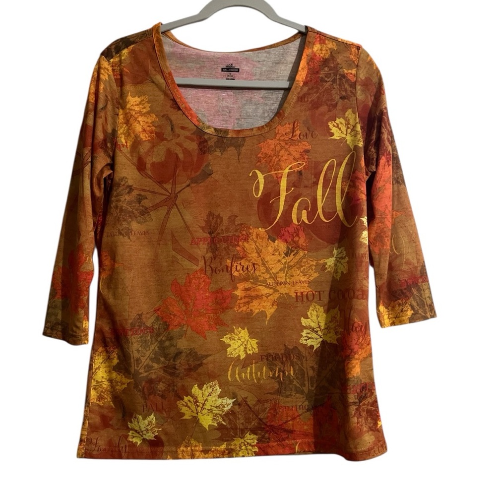 Women's Fall-Themed Top size M (8-10)